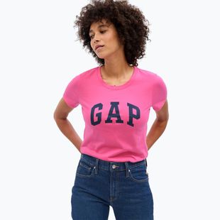 Dámske tričko GAP V-Gap SS Classic Tee standout pink