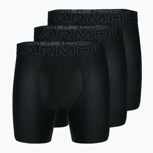 Pánske boxerky Under Armour Perf Tech 6in 3 pary black