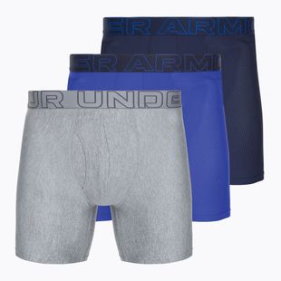 Pánske boxerky Under Armour Perf Tech Mesh 6in 3 páry midnight navy
