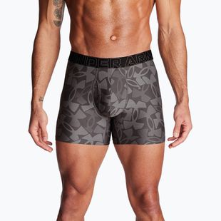 Pánske boxerky Under Armour Perf Tech Nov 6in 3 páry steel