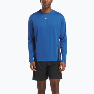 Pánske tričko longsleeve Reebok Id Train Energy Tech Tee twilight blue