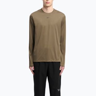 Pánske tričko longsleeve Reebok Id Train Tech Tee army green