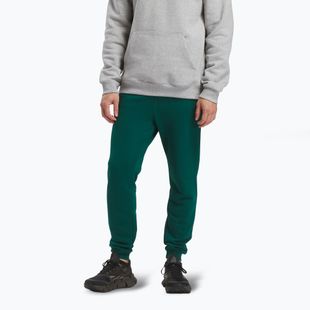 Pánske nohavice Reebok Identity Small Logo Fleece Jogger collegiate green