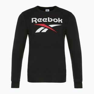 Pánska mikina Reebok Identity Big Logo Fleece Crew black/white/vector red
