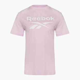 Dámske tričko Reebok Big Logo Crop Tee white/coral/blue