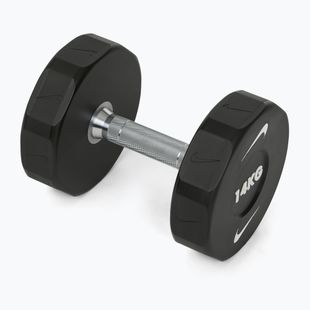 Chrómová činka Nike Strength Pro Urethane Dumbbell 14 kg black/white