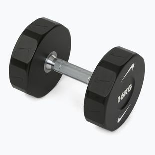 Chrómová činka Nike Strength Pro Urethane Dumbbell 16 kg black/white