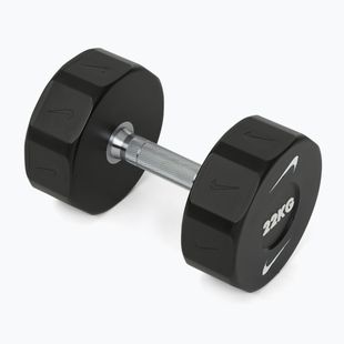 Chrómová činka Nike Strength Pro Urethane Dumbbell 22 kg black/white
