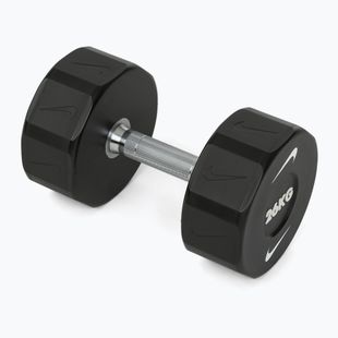 Chrómová činka Nike Strength Pro Urethane Dumbbell 26 kg black/white