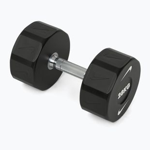 Chrómová činka Nike Strength Pro Urethane Dumbbell 28 kg black/white
