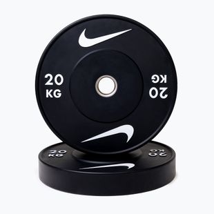 Bumpery Nike Strength Rubber Bumper Plates 20 kg black/white