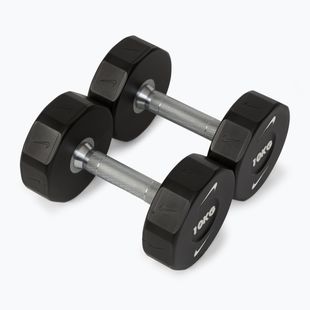 Činky Nike Strength Pro Urethane Dumbbell 2 x 10 kg black/white