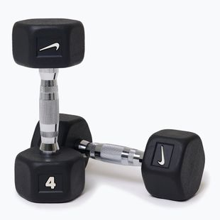 Činky Nike Strength Hex Dumbbell 2 x 4 kg black/white