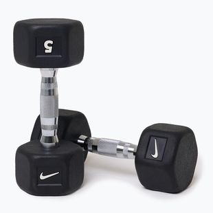 Činky Nike Strength Hex Dumbbell 2 x 5 kg black/white