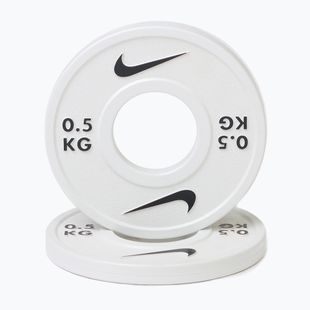 Kotúč Nike Strength Change Plates 2 x 0,5 kg white/black
