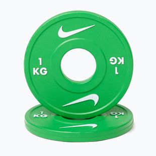 Kotúč Nike Strength Change Plates 2 x 1 kg green/white