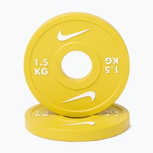 Kotúč Nike Strength Change Plates 2 x 1,5 kg yellow/white
