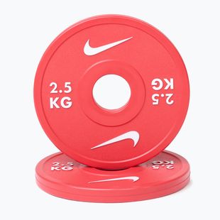 Kotúč Nike Strength Change Plates 2 x 2,5 kg red/white