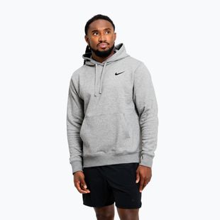 Pánska mikina Nike Strength S&C Hoodie heather grey/black