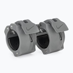 Uzávery na činku Nike Strength Barbell Collars 2ks grey/black