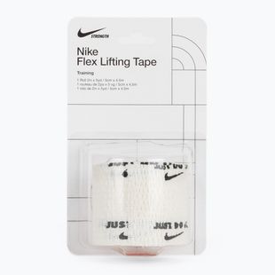 Kohezívny elastický obväz Nike Strenght Flex Lifting Tape white/black
