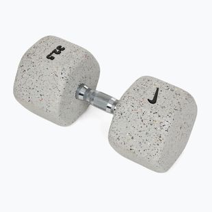 Gumovaná činka Nike Strength Grind Dumbbell 32,5 kg wolf grey