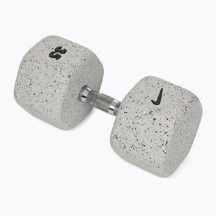 Gumovaná činka Nike Strength Grind Dumbbell 35 kg wolf grey