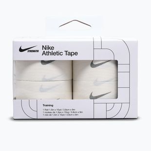 Kohezívny elastický obväz Nike Strenght Athletic Tape white/grey
