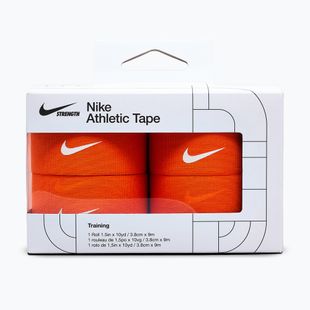 Kohezívny elastický obväz Nike Strenght Athletic Tape orange/white