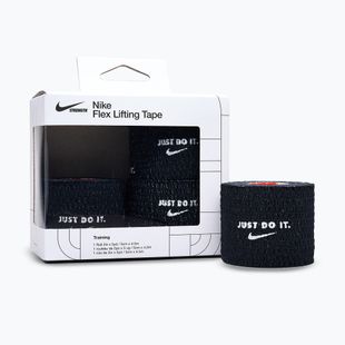 Kohezívny elastický obväz Nike Strenght Flex Lifting Tape black/white