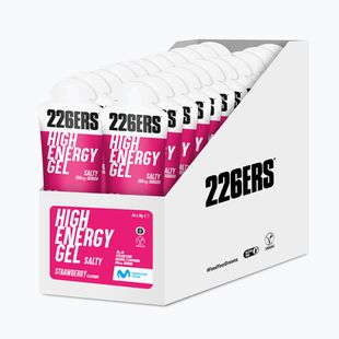 Sada energetických gélov 226ERS High Energy Salty 24 ks x 76 g slaná jahoda