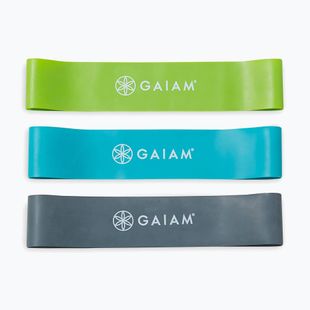 Sada posilňovacích gúm Zestaw Gaiam Restore Mini Band Kit 3 szt. green/blue/navy