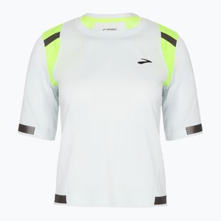 Dámske bežecké tričko Brooks Carbonite icy grey/nightlife jacquard