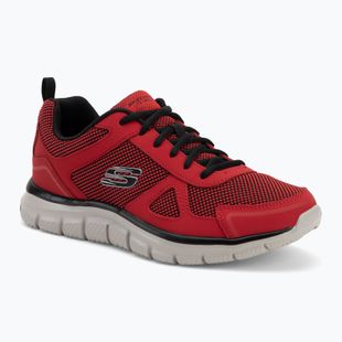 SKECHERS Track Bucolo red/black pánske tréningové topánky