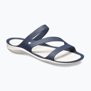 Dámske šľapky Crocs Swiftwater Sandal navy/white