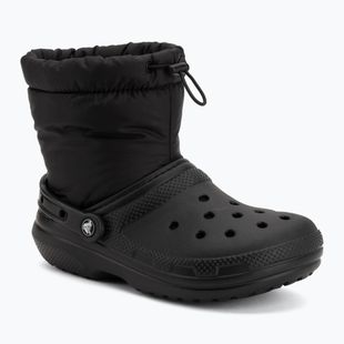 Snehule Crocs Classic Lined Neo Puff Boot black/black