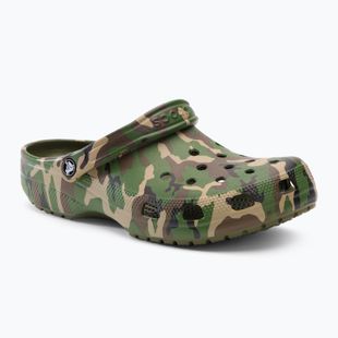 Crocs Classic Printed Camo Clog army green/multi žabky