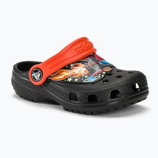 Detské šľapky Crocs Fun Lab I Am Space Clog black/tangerine