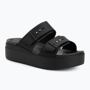 Dámske nazúvaky Crocs Brooklyn Low Wedge black