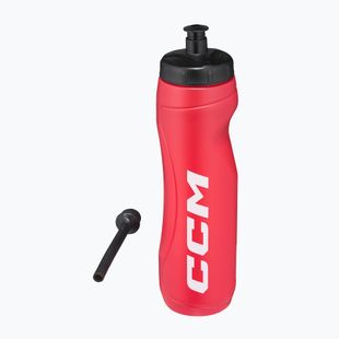 Fľaša so slamkou CCM 900 ml red