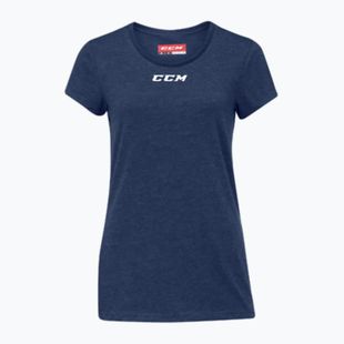 Dámske tričko CCM Crew Neck SR T-shirt navy