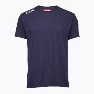 Pánske tričko CCM Team Premium Essential SR navy