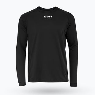 Pánske hokejové tričko s dlhým rukávom CCM Ribano Non Compression SR grey
