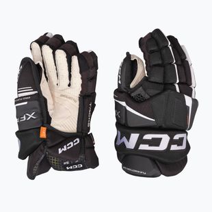 Hokejové rukavice CCM Tacks XF Pro SR black/white