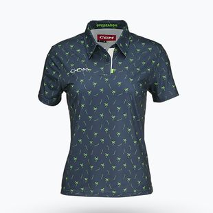 Dámske polo tričko CCM Golf Polo Palms dark mint