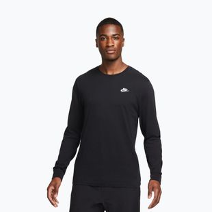 Pánske tričko longsleeve Nike Sportswear Club black/white