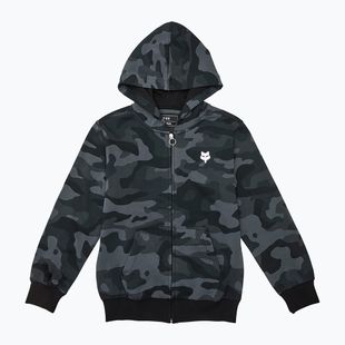 Detská mikina Fox Racing Fox Head Camo Full Zip Jr black camo