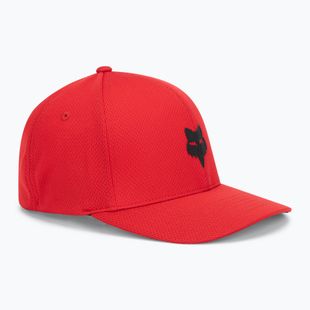 Pánska Šiltovka Fox Racing Fox Head Tech Flexfit Flame Red