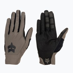Pánske cyklistické rukavice Fox Racing Flexair ash