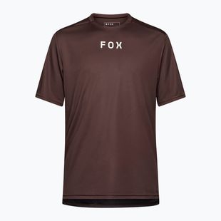 Fox Racing Ranger Wordmark pánsky cyklistický dres kakaovo hnedý